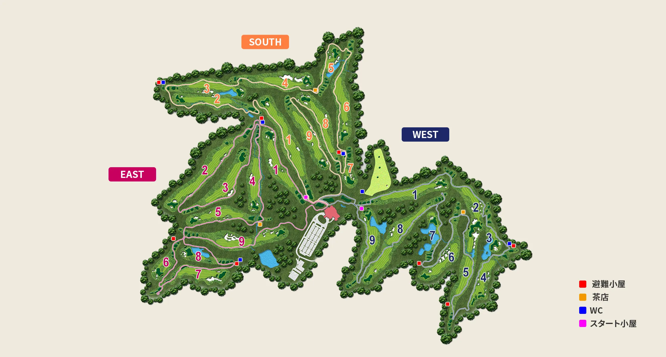 コース案内｜セントクリークゴルフクラブ｜リゾートトラストグループ
